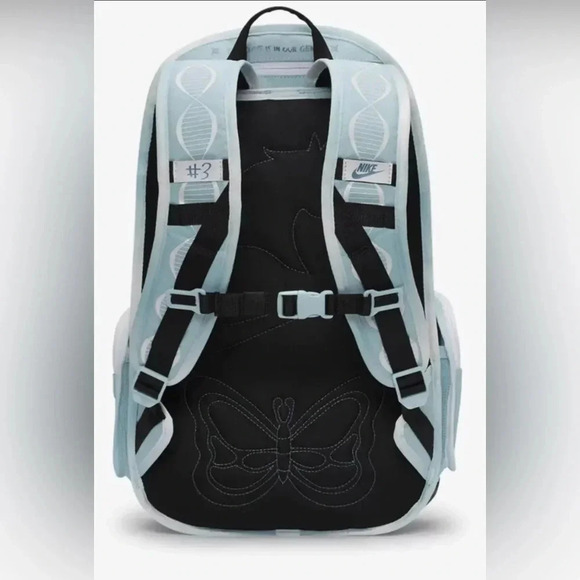 Catalina NIKE Freestyle Backpack 26L Unisex Light Blue Butterfly Back to School - Picture 8 of 16